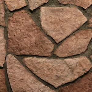 Hellas Stones Τεχνητή Πέτρα Επένδυσης Ainos Εσωτερικού και Εξωτερικού Χώρου Brown
