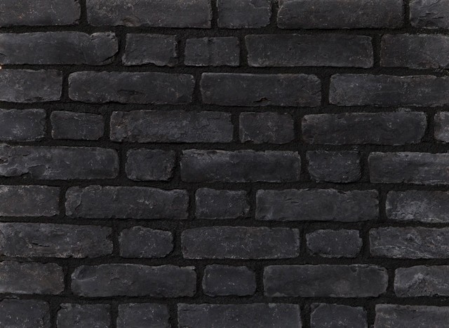 HellasStones Attica Rustic Πέτρα Επένδυσης Τοίχων Ματ Black