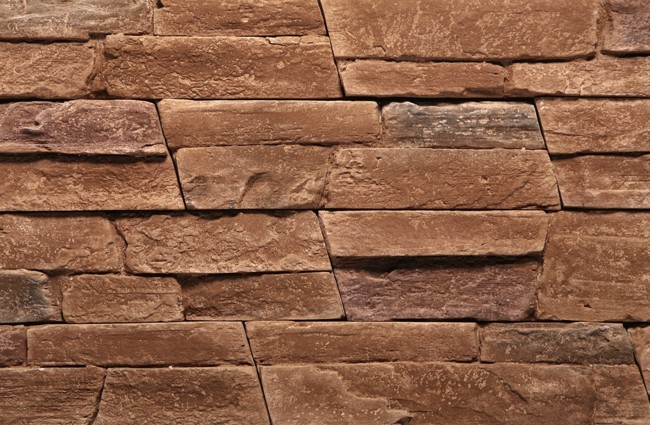 Hellas Stones Τεχνητή Πέτρα Επένδυσης Petra Εσωτερικού και Εξωτερικού Χώρου Brown