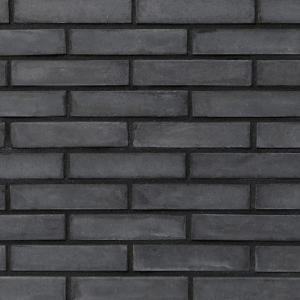 HellasStones Smooth Brick Τούβλο Επένδυσης Τοίχου Black